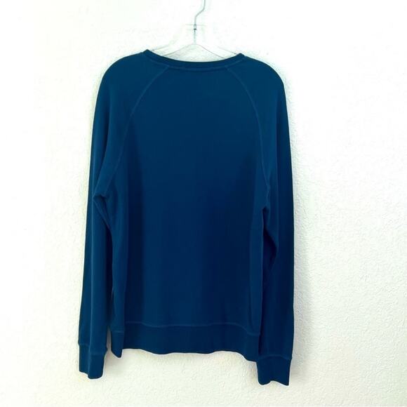 NWOT Men’s Slate & Stone Blue Crew Neck Washed Pullover Sweatshirt – Med - Picture 4 of 8